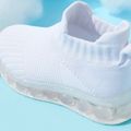 Toddler / Kid  Solid Light Sports Shoes White image 4
