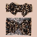2-pack Leopard Pattern Headband for Girls Coffee