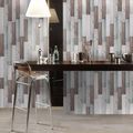Wood Panel Pattern Interior Waterproof Durable Self-adhesive Peel-stick Grey