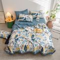 Washed Cotton Summer Simple Style Multi-pattern Cool Quilt Children's Quilt Summer Comfortable Air-conditioning Quilt Navy