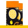 Women Colorful Fruit Pattern Comfortable and Breathable Tube Socks Ginger