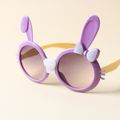 Toddler / Kid Cartoon Creative Rabbit Bunny Ears Decorative Glasses Purple