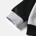 Batman 2pcs Toddler Boy Raglan Sleeve Cotton Hoodie Sweatshirt and Allover Print Pants set Grey image 5