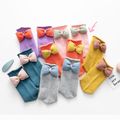 Baby / Toddler Solid Bowknot Socks Pink