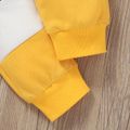 2-piece Toddler Girl/Boy Colorblock Pullover and Elasticized Pants Set Yellow image 5