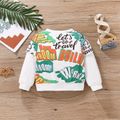 Toddler Boy/Girl Trendy Faux-two Painting Print Pullover Sweatshirt Multi-color image 2