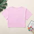 Beautiful Kid Girl Casual Letter T-shirt Pink image 5