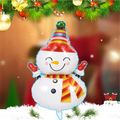 2021 Merry Christmas Balloons Santa Clause Snowman Tree New Year Christmas Balloons Party Decoration Balloons White