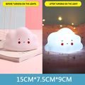 Juguetes luminosos dar regalos festival iluminación conejo unicornio pentagrama luna nube dinosaurio forma lámpara led luz de noche decoración de dormitorio Blanco image 3