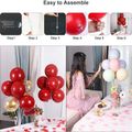 Birthday Party and Wedding Decoration Splicing Transparent Table Floating Support Balloon Display Stand Balloon Pole White