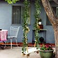 Artificial Ivy Leaf Plants Vine Hanging Vines Plant Garland Fake Foliage Home Kitchen Garden Office Party Wedding Indoor Outdoor Wall Decor Light Green image 3