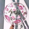 Kiss Me Red Lip Balloons for Valentine's Day Wedding Proposal Anniversary Party Romantic Decoration Multi-color image 1