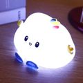 Creative Clouds Night Light Soft Vinyl Night Lamp Home Atmosphere Bedroom Bedside Lamp White image 4