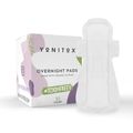 10 Count Overnight Pads Organic Cotton Sanitary Pads 350mm Night Sanitary Napkins Menstrual Care Hygiene Product White