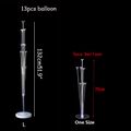 Birthday Party and Wedding Decoration Splicing Transparent Table Floating Support Balloon Display Stand Balloon Pole White image 5