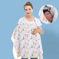 Nursing Cover Multi-use Baby Breastfeeding Poncho 360° Coverage Privacy Comfortable Breathable Stroller Cover Mosquito Net Color-C image 2