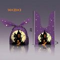 20-pack Halloween Bunny Ears Goody Bags Candy Gift Bag Halloween Party Supplies (Random delivery of styles) Purple