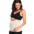 Maternity Belly Band for Pregnant Women Breathable Pregnancy Belly Support Band Apricot image 5