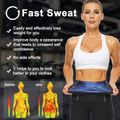 Women Waist Trainer Corset Cincher Body Shaper Girdle Trimmer Workout Fitness Shaper with Sauna Suit Effect Blue image 5