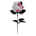 Confezione da 5 rose insanguinate artificiali di Halloween con bulbi oculari bouquet di fiori finti forniture per decorazioni per feste di Halloween Bianco image 1