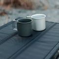 300ML Camping Folding Water Cup Outdoor Portable Ultra Light Aluminum Alloy Cup Black