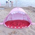Baby Beach Tent with Pool Pop Up Portable Shade Pool Beach Play Tents Sun Shelter Pink image 3