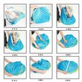 Baby Beach Tent with Pool Pop Up Portable Shade Pool Beach Play Tents Sun Shelter Pink image 4