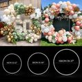 Circle Frame Balloon Arch Decoration Multi-Size Round Backdrop Decorations for Party Birthday Wedding Graduation Baby Shower White image 2