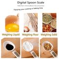 Electronic Measuring Spoon Digital Spoon Scale Kitchen Electronic Weighing Spoon with Display Measurements White image 5