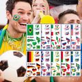 10 Sheets/Set Flag Series Face Tattoo Sticker Party Decoration Supplies Multi-color image 4