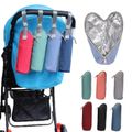 Baby Bottle Warmer Insulation Bag Waterproof Travel Portable Newborn Feeding Milk Bottle Tote Bag Stroller Hang Bag Grey image 3