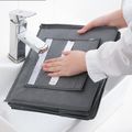 خزانة معلقة قابلة للغسل قابلة للغسل أرفف تخزين معلقة اللون الرمادي image 3