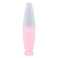 Silicone Squeeze Feeding Spoon Baby Food Dispensing Spoon with Dust Cover for Rice Cereal Fruit Juice Pumpkin Paste Pink image 1