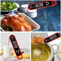 Instant Read Meat Thermometer Foldable Digital Food Probe for Kitchen Deep Fry Grilling BBQ Roast Turkey Color-A image 4