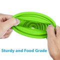 4-pack 4 Sizes of Kitchen Funnel Set Silicone Collapsible Funnel Kitchen Essentials Multi-color image 5