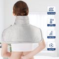 Heating Pad for Neck and Shoulders with 6 Heat Level Settings and 4 Level Time Settings for Neck Shoulder Back Pain Relief & Gifts for Women Men Mom Dad Color-A image 2