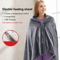 Heated Blanket Cozy Soft Electric Throw with 3 Heating Levels & 8 Zones Fever Fast Heating USB Charging Color-A image 3