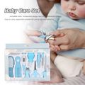 10Pcs Baby Healthcare & Grooming Kit Baby Safety Set Blue image 2