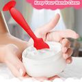 spazzola per crema per pannolini in silicone spatola per neonati necessità per bambini con base a ventosa Rosso image 3