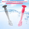 Silicone Diaper Cream Brush Baby Butt Spatula Baby Necessities with Suction Base Red image 4