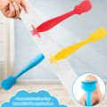 Silicone Diaper Cream Brush Baby Butt Spatula Baby Necessities with Suction Base Red image 5