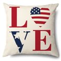 Independence Day Office Lumbar Pillow Cover for Cushion and Backrest (without Pillow Core Included) Color-A image 1