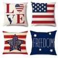 Independence Day Office Lumbar Pillow Cover for Cushion and Backrest (without Pillow Core Included) Color-A image 3
