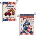 4th of July American Bunting Flag Stars and Stripes Flag Banner for Independence Day Decorations Color-A image 2