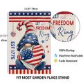 4th of July American Bunting Flag Stars and Stripes Flag Banner for Independence Day Decorations Color-A image 3