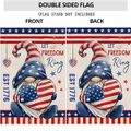 4th of July American Bunting Flag Stars and Stripes Flag Banner for Independence Day Decorations Color-A image 4