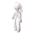 7.8''/15.6'' Soft Adorable Animal Rabbit Baby Pillow Infant Sleeping Stuff Toys Baby 's Playmate Toddler Gift Creamy White