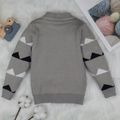 Baby / Toddler Boy Adorable Dino Decor Warm Knitwear Light Grey image 2