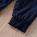 Baby Boy/Girl Solid/Striped Elasticized Waist Relaxed Fit Pants Dark Blue