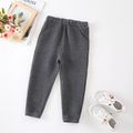 Toddler Boy/Girl Casual Solid Waffle Pants Grey image 1